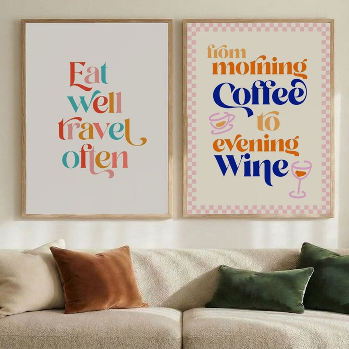 Set of 2 Happy Sentiments