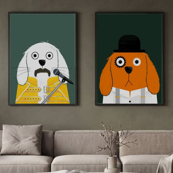 Set of 2 Iconic Pups