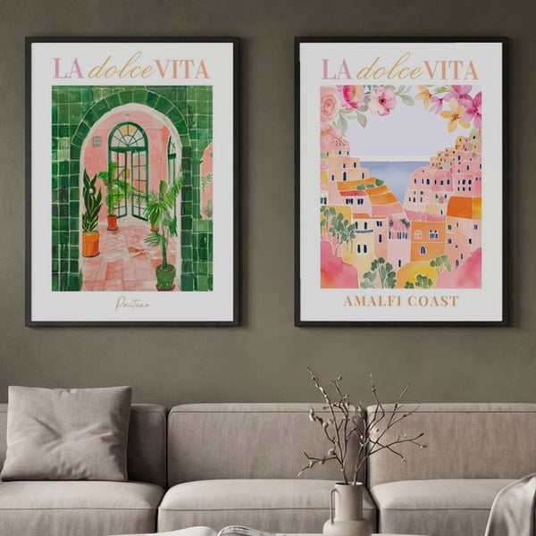 Set of 2 Italian Riviera Bloom