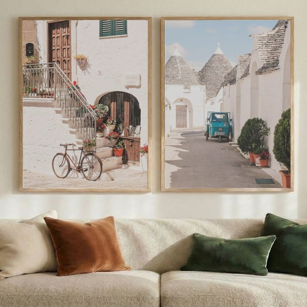 Set of 2 Italian Village