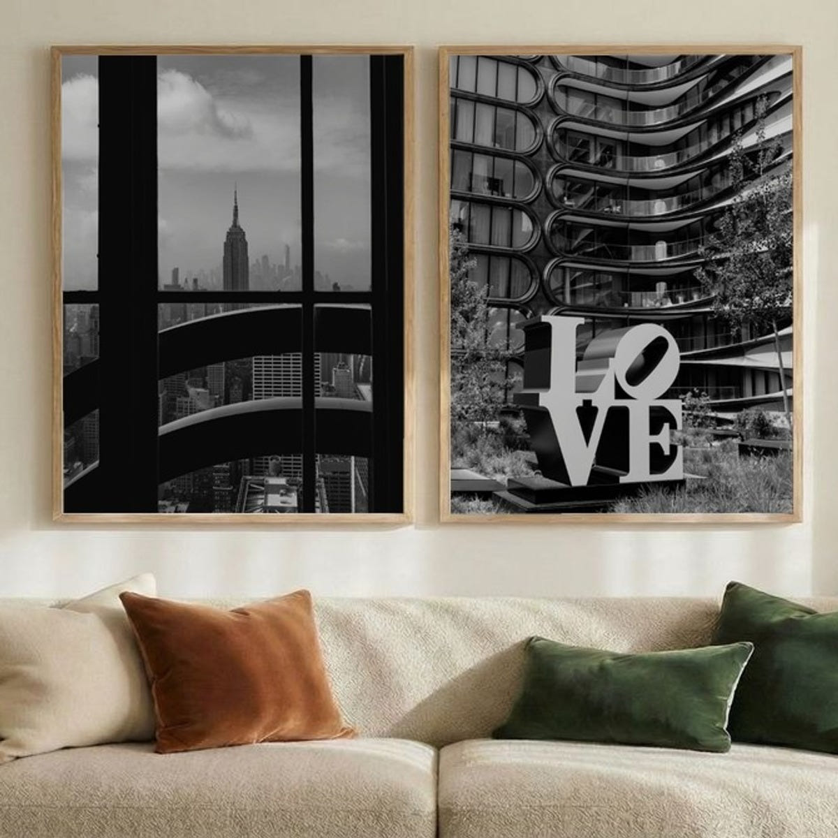 Set of 2 Landmark & Art