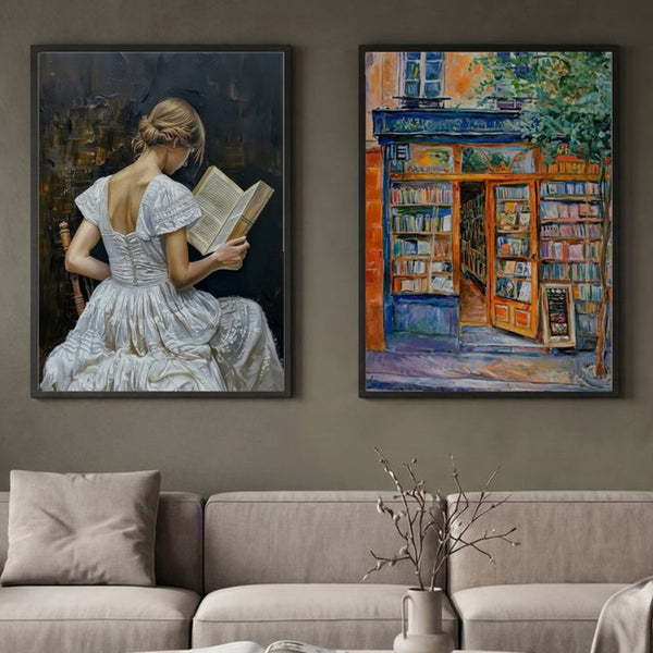 Set of 2 Literary Elegance