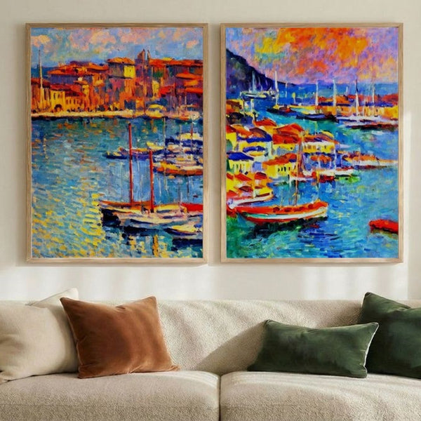 Set of 2 Mediterranean Hues