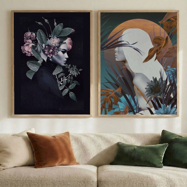 Set of 2 Midnight Tropics