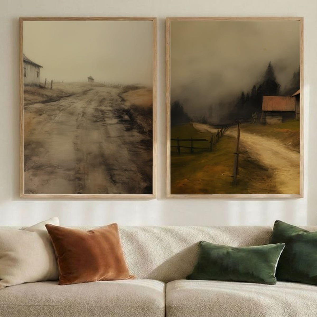 Set of 2 Misty Pathways