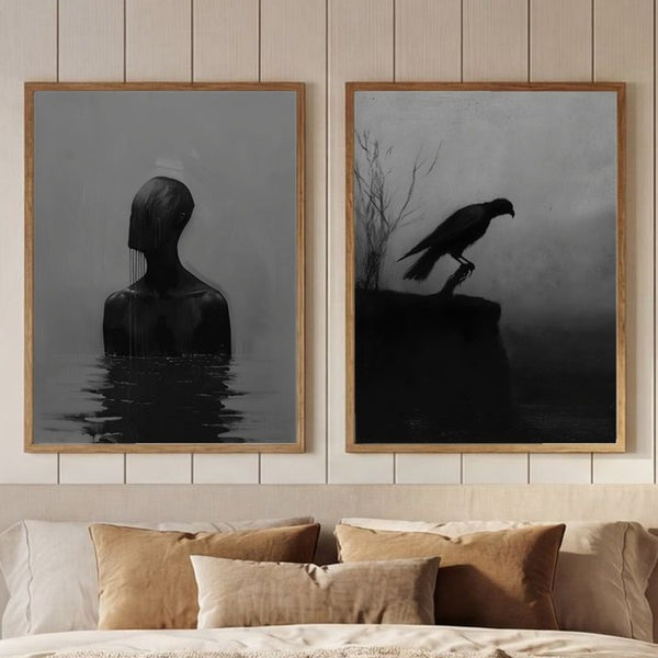 Set of 2 Misty Reflections