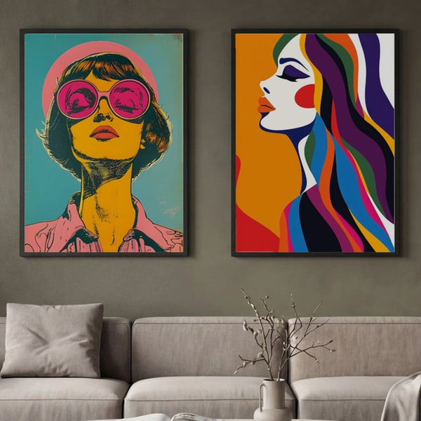 Set of 2 Mod Pop Icons