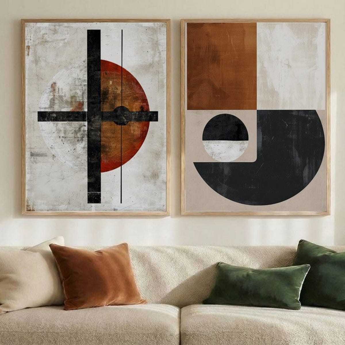 Set of 2 Modern Abstraction
