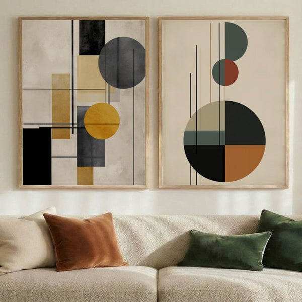 Set of 2 Modern Abstraction
