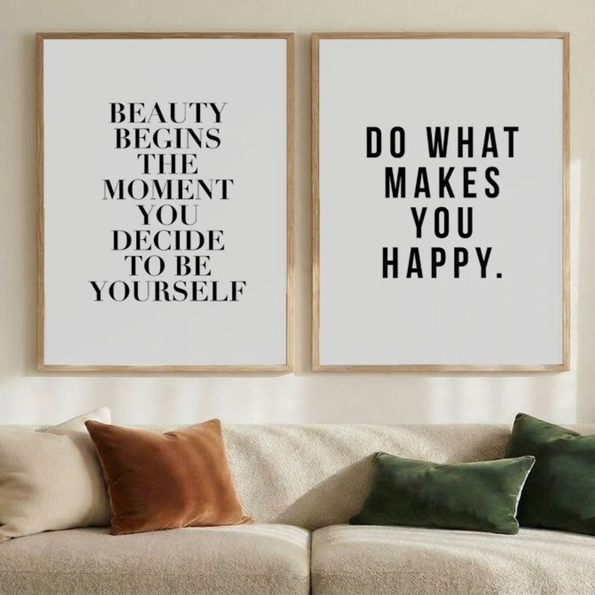 Set of 2 Modern Affirmations