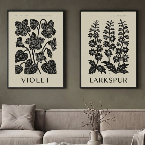 Set of 2 Modern Neutrals