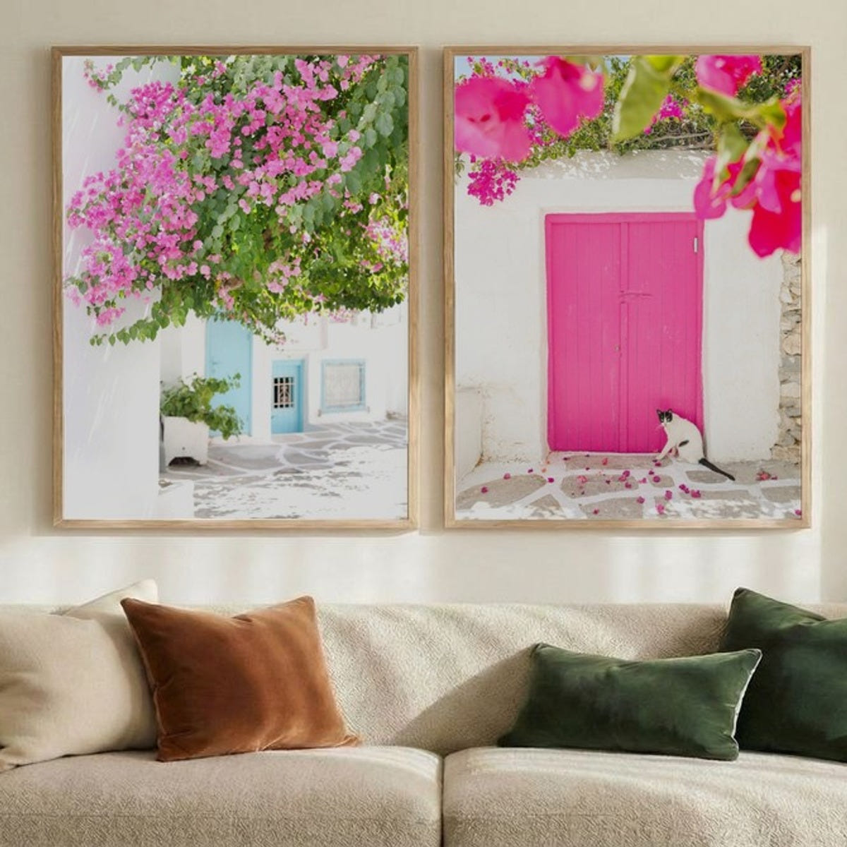 Set of 2 Mykonos Pink Dreams