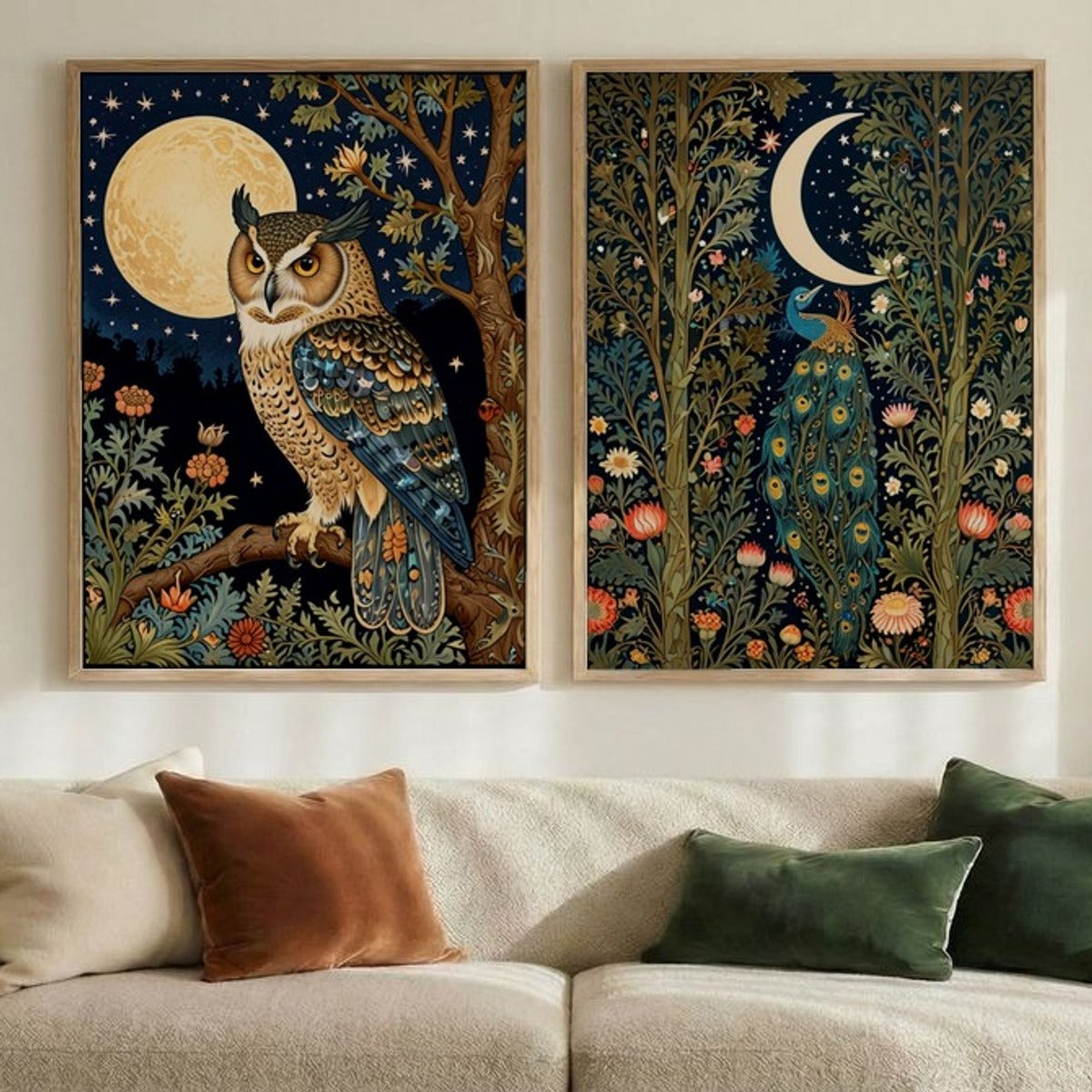 Set of 2 Mystic Moonlight Gallery Wall by Fy!