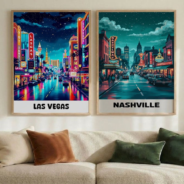 Set of 2 Neon Nights