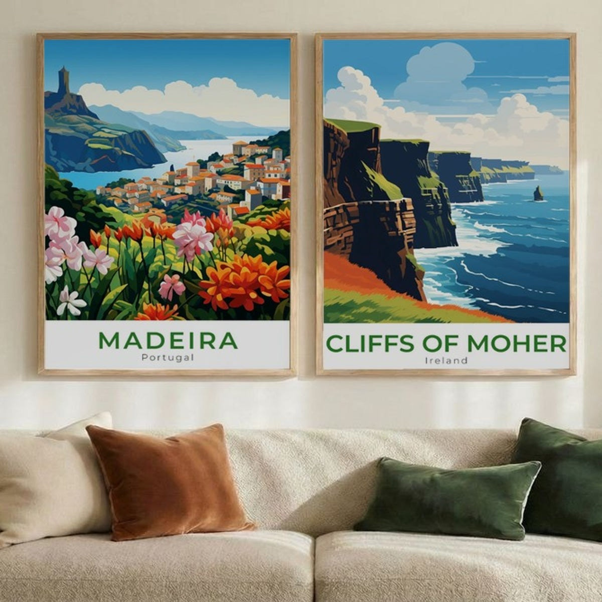 Set of 2 Old World Views