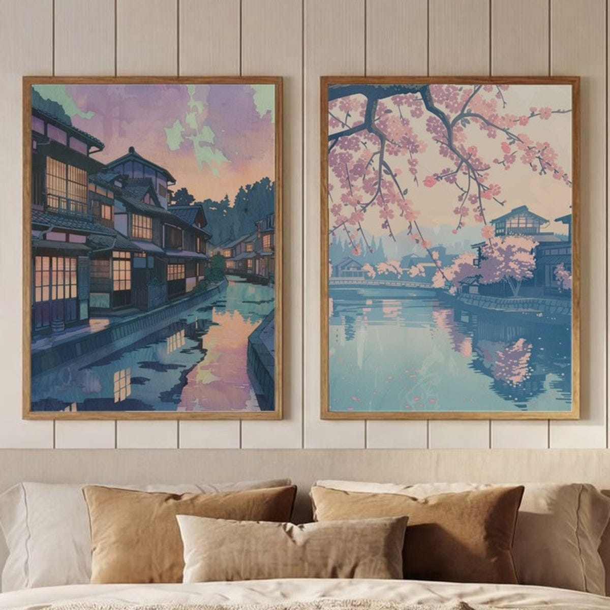 Set of 2 Pastel Serenity