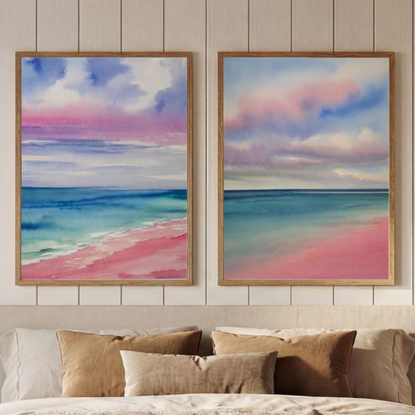 Set of 2 Pastel Shoreline