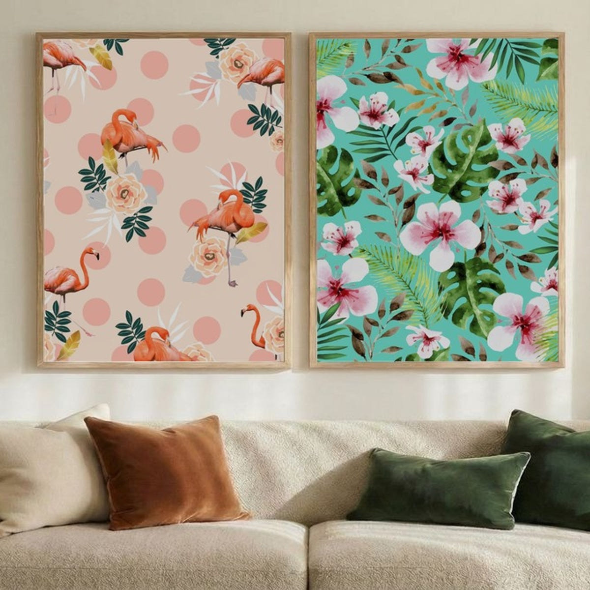 Set of 2 Pastel Whimsy