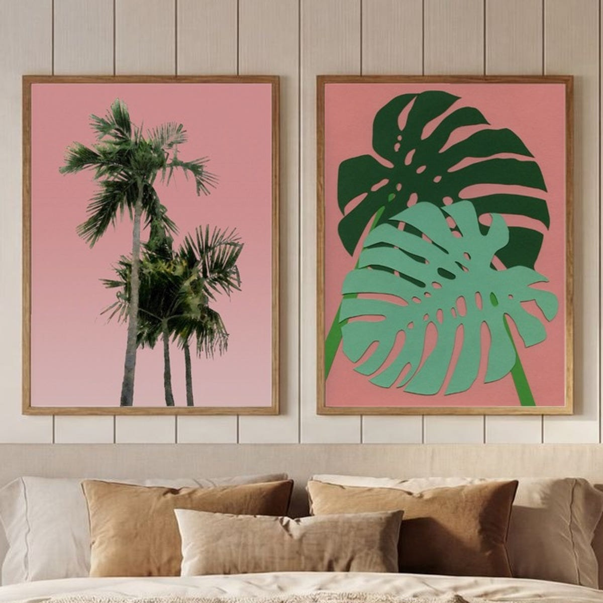 Set of 2 Pink Oasis Calm