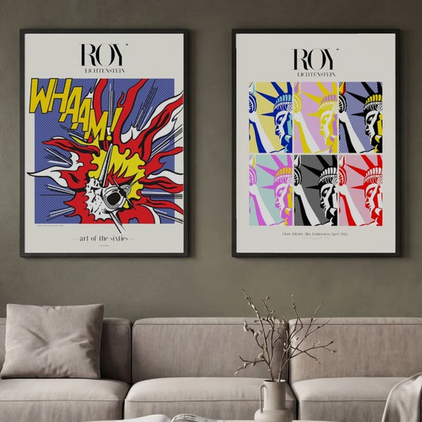 Set of 2 Pop Art Power