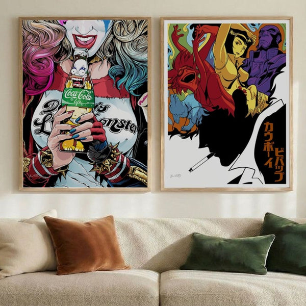 Set of 2 Pop Art Pulse