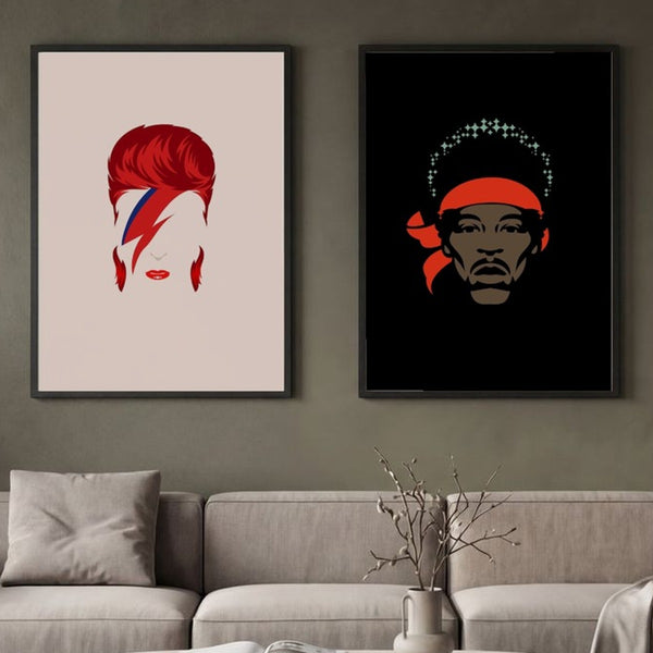 Set of 2 Pop Rock Icons