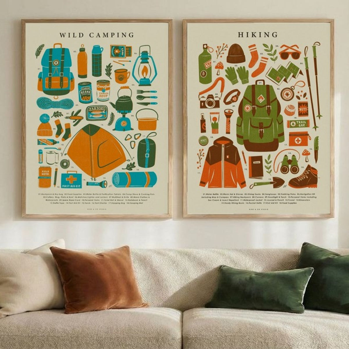 Set of 2 Retro Adventure Duo