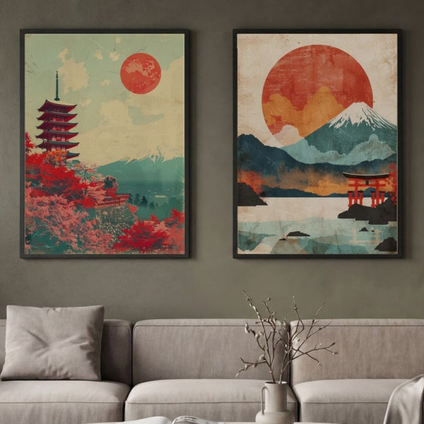 Set of 2 Retro Icons