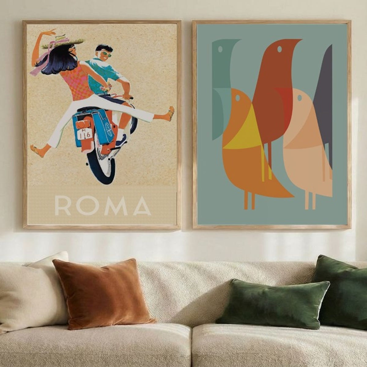 Set of 2 Retro Wanderlust