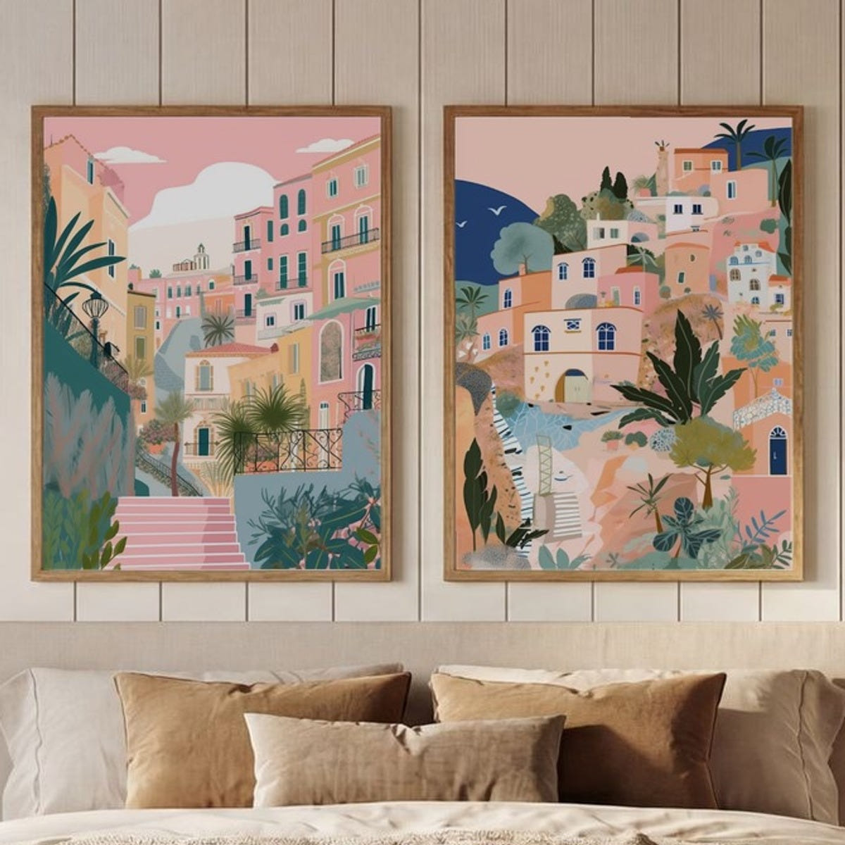 Set of 2 Rose Gold Shores