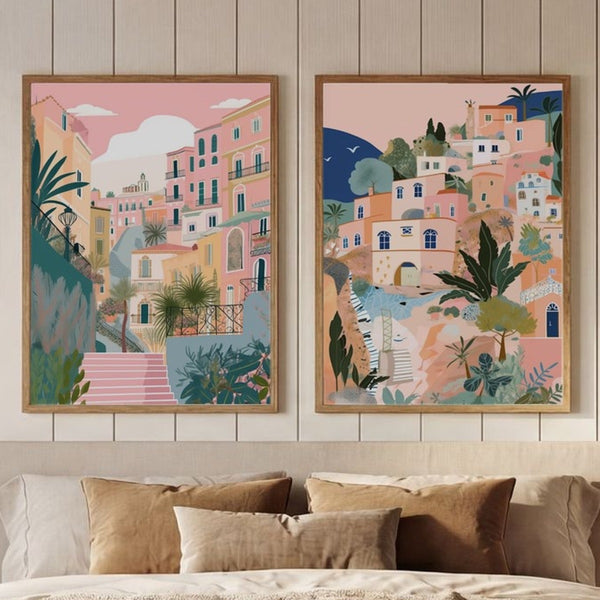 Set of 2 Rose Gold Shores