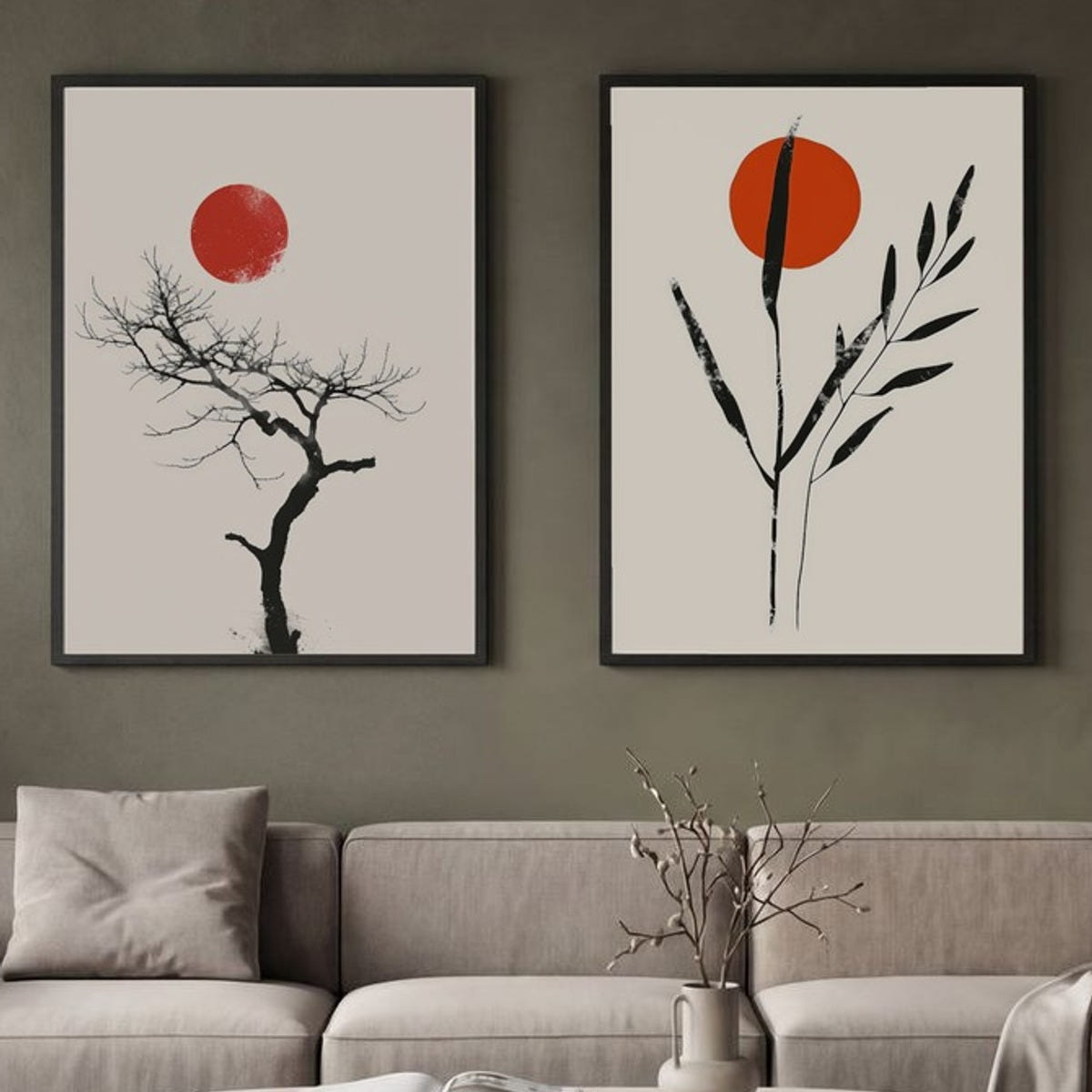 Set of 2 Rustic Solstice