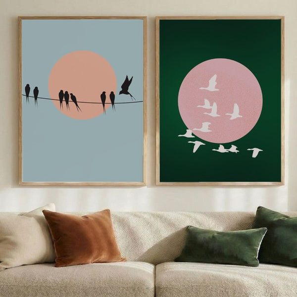 Set of 2 Serene Skies