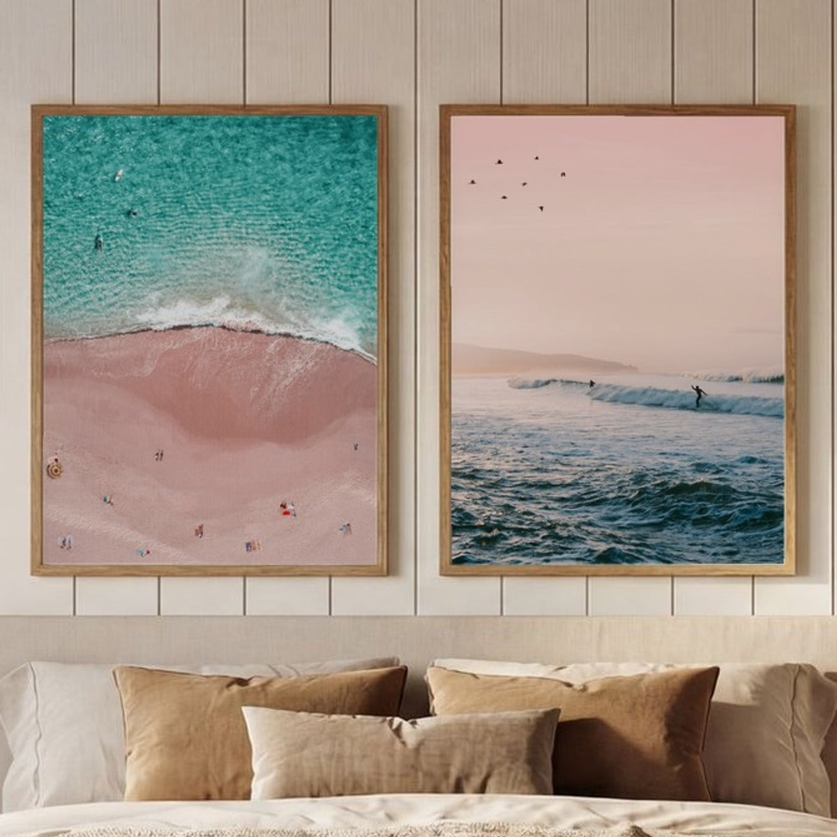 Set of 2 Soft Horizon Gallery Wall by Fy!