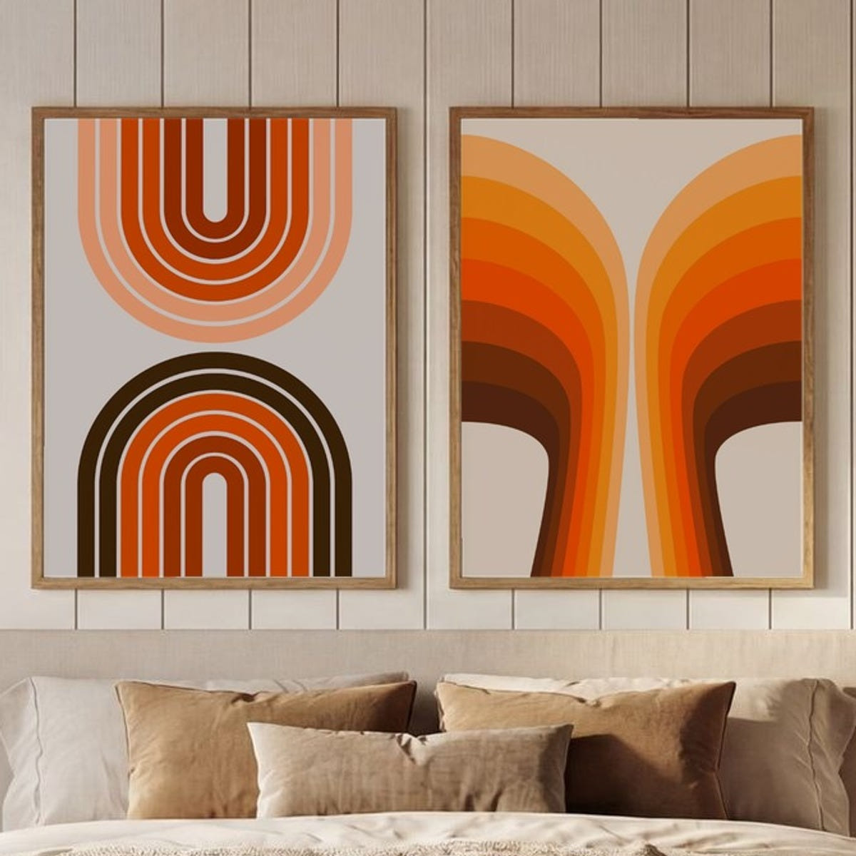 Set of 2 Sunbaked Curves
