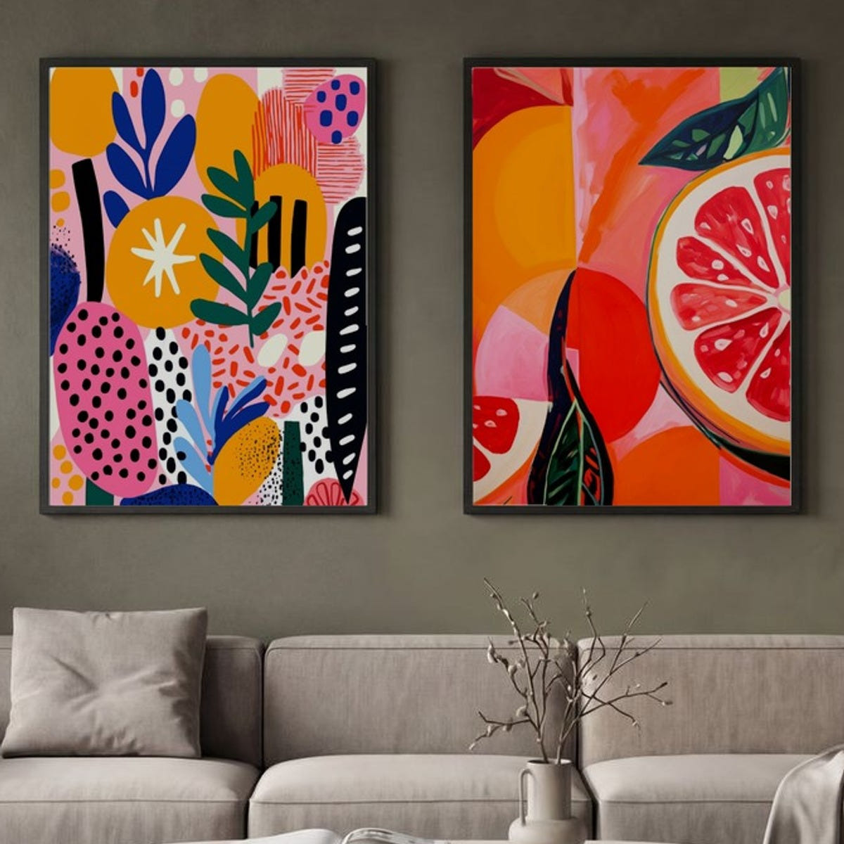 Set of 2 Sunny Garden