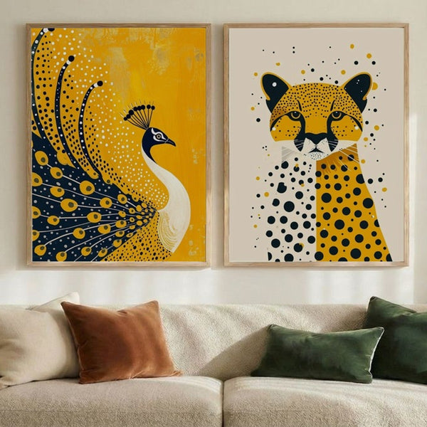 Set of 2 Sunny Savannah