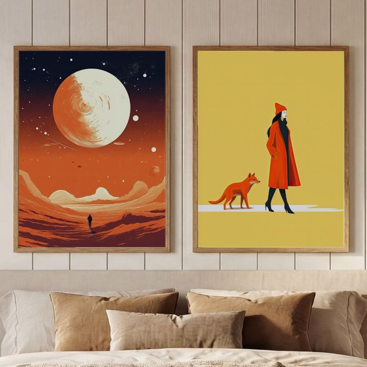 Set of 2 Sunset Hues