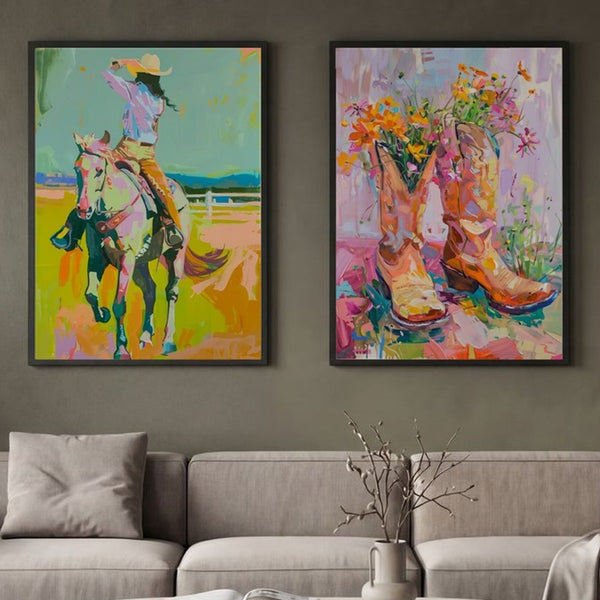 Set of 2 Sunset Rider