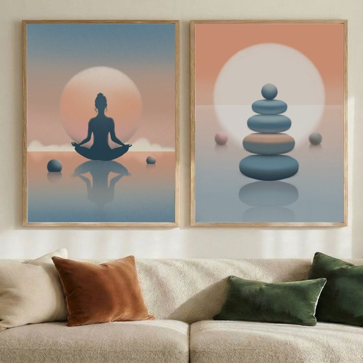 Set of 2 Tranquil Reflections