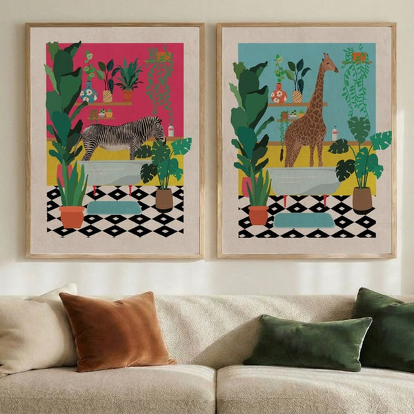 Set of 2 Tropical Serenity
