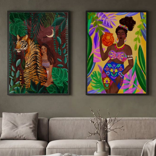 Set of 2 Tropical Vibrance