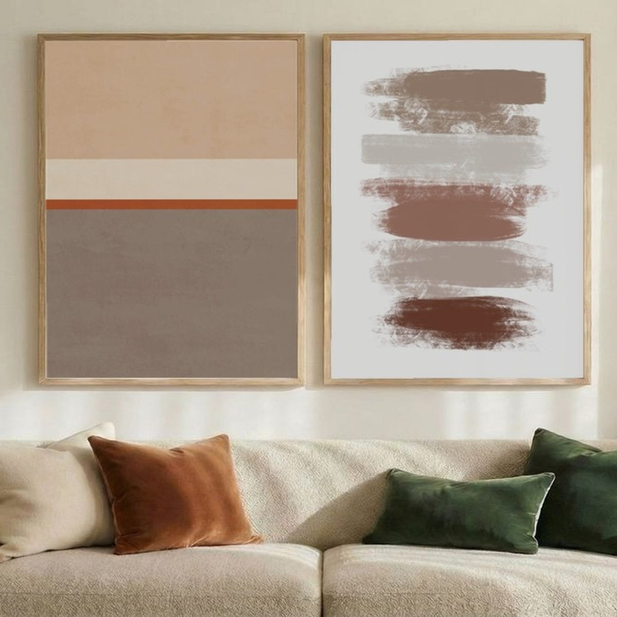 Set of 2 Urban Earth Tones