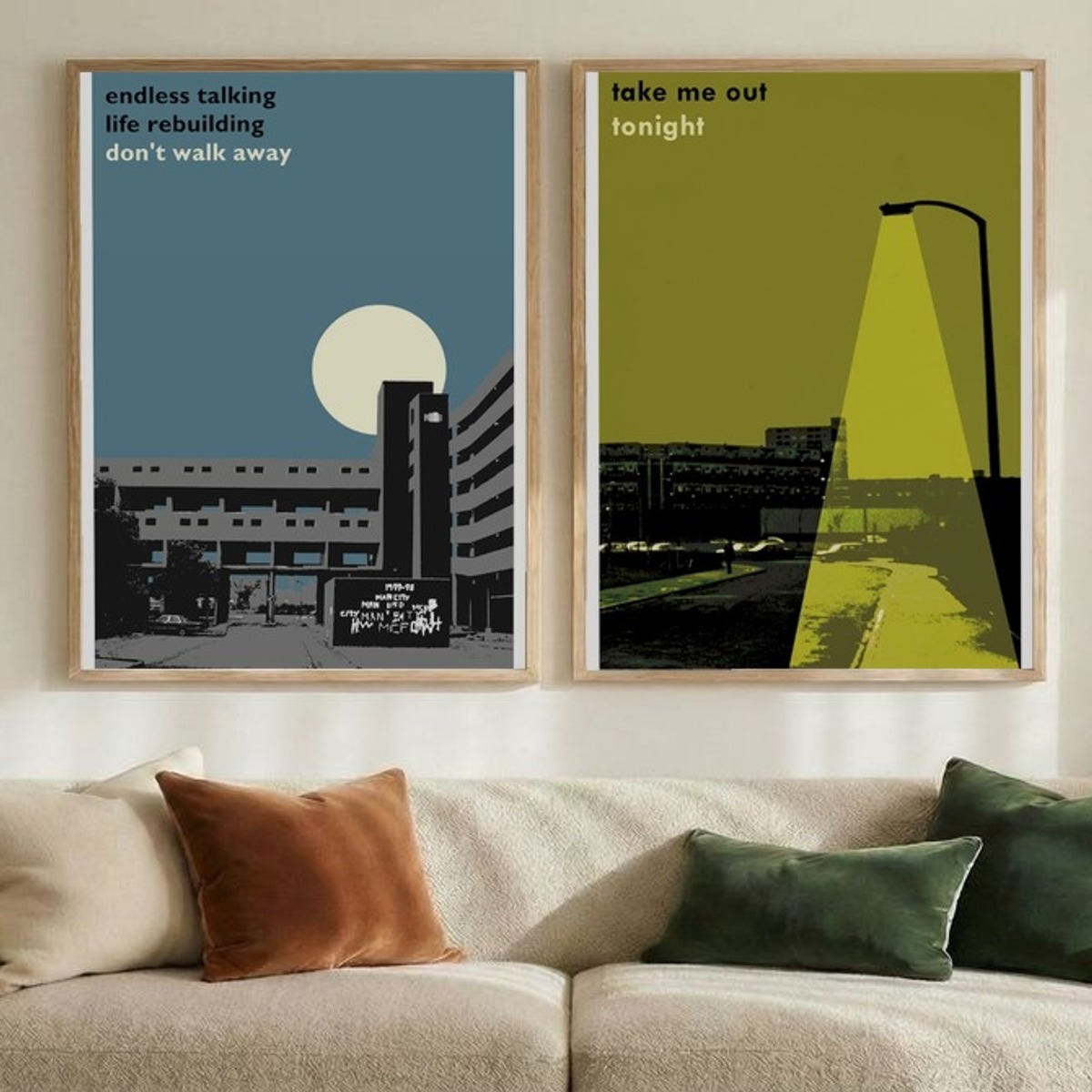 Set of 2 Urban Indie Rhythms