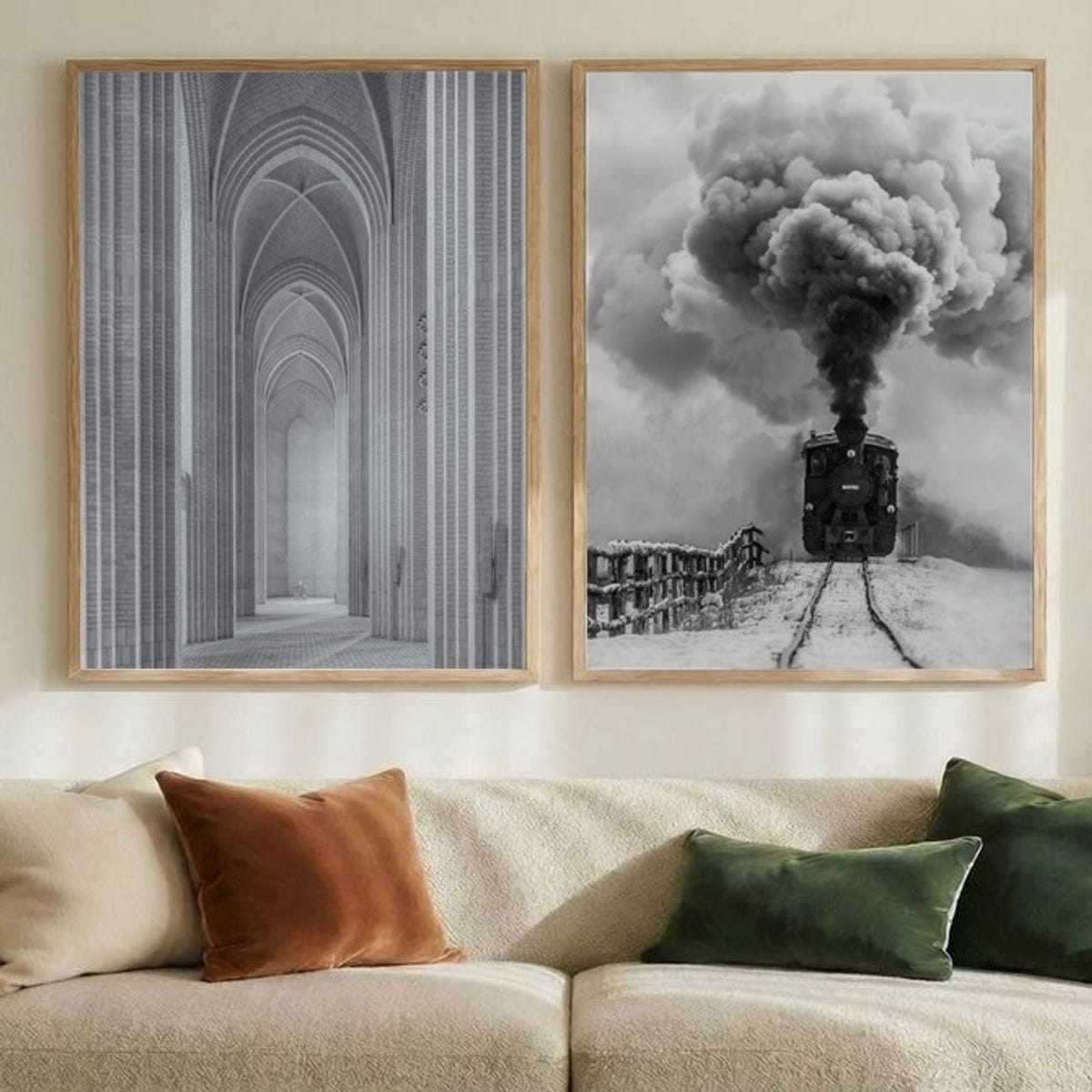 Set of 2 Urban Monochromes