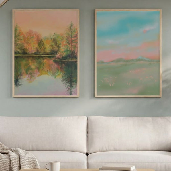 Set of 2 Verdant Dreams