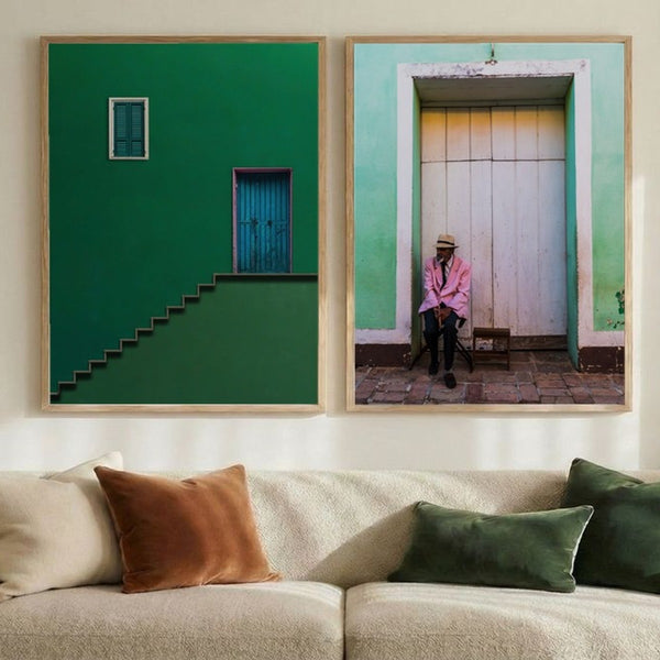 Set of 2 Vibrant City