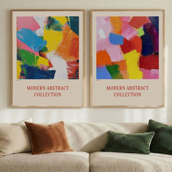Set of 2 Vibrant Strokes
