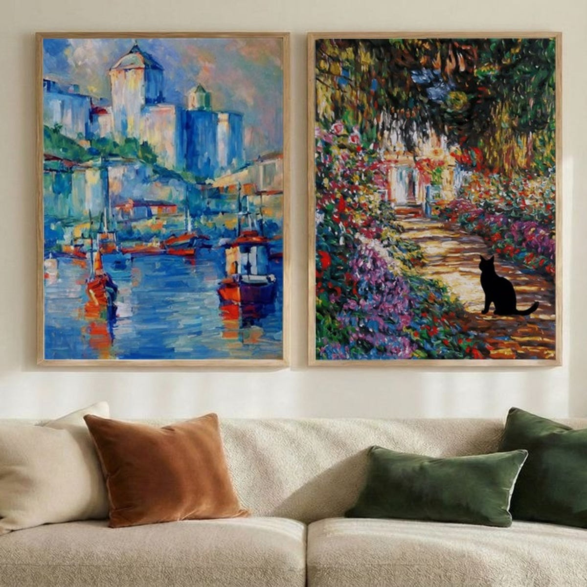 Set of 2 Whimsical Coast