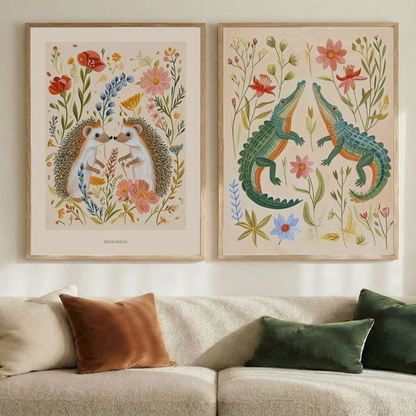 Set of 2 Whimsical Garden